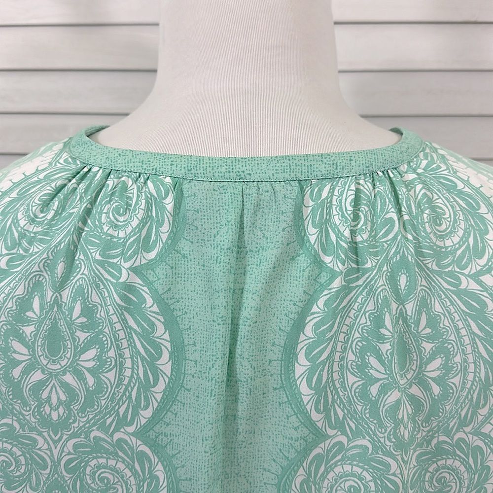 Bob Mackie 2X Cardigan Green Wearable Art LIKE NEW - Picture 8 of 11